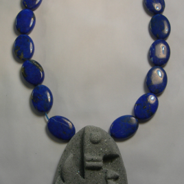 Stone totem pendant