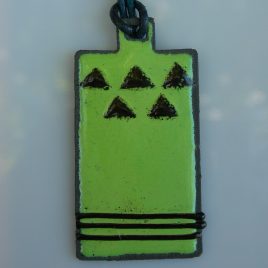 Ndebele pendant green