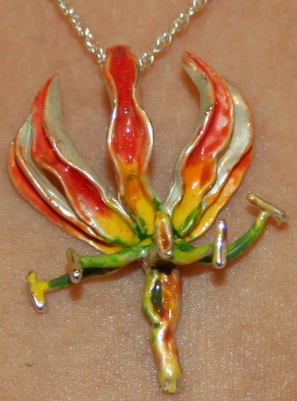 Flame Lily (medium) pendant